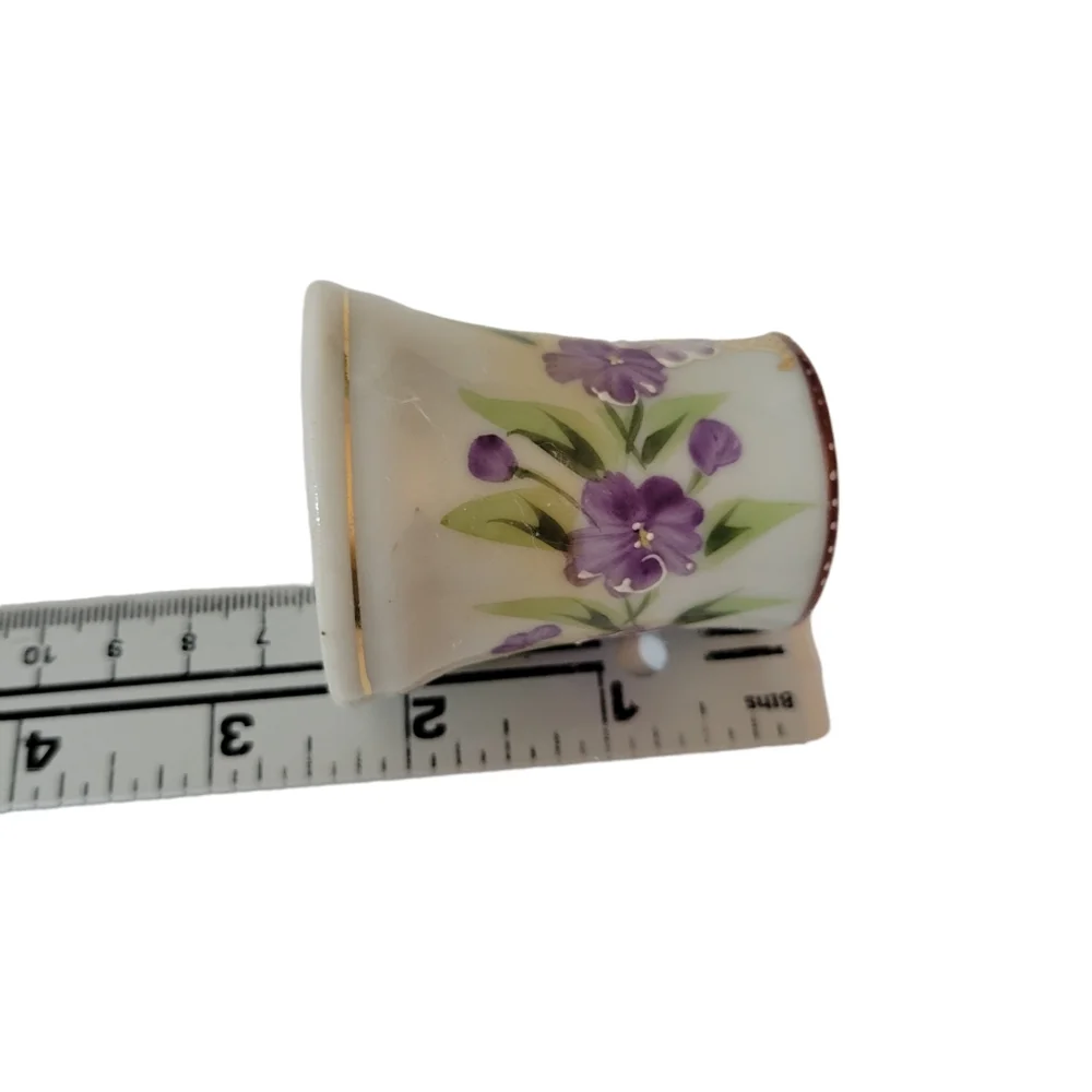 Vintage Handpainted Porcelain Salt Pepper Shaker Set